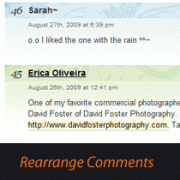 Rearrange Comments in WordPress
