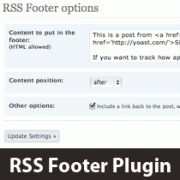 Control Your RSS Feeds Footer in WordPress Control Your RSS Feeds Footer in WordPress