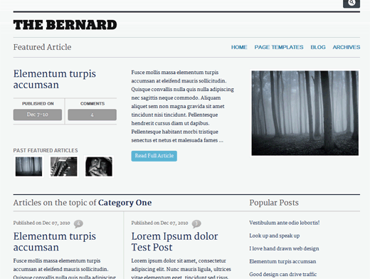 The Bernard Theme The Bernard Theme