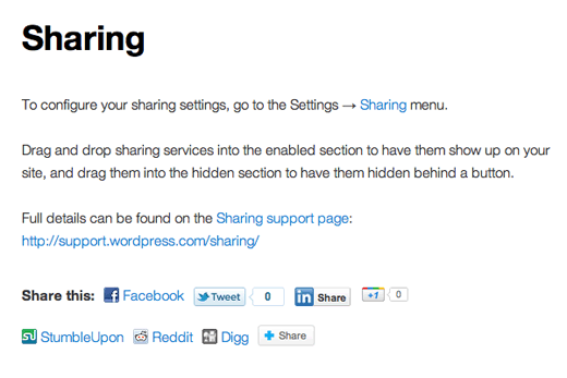 Jetpack Sharing Jetpack Sharing