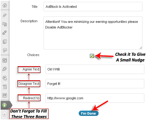 No Adblock For WordPress