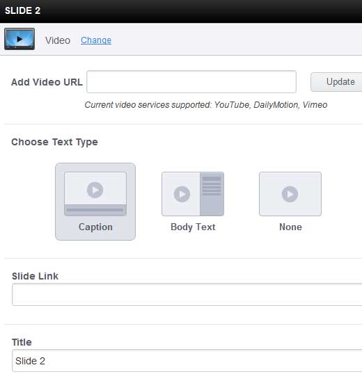 SlideDeck Video Slide Type SlideDeck Video Slide Type