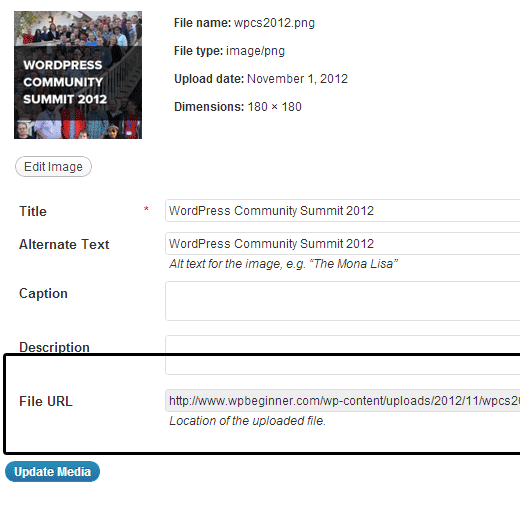 Media URL Field Media URL Field