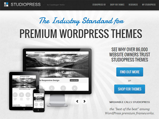 StudioPress Web Screenshot StudioPress Web Screenshot