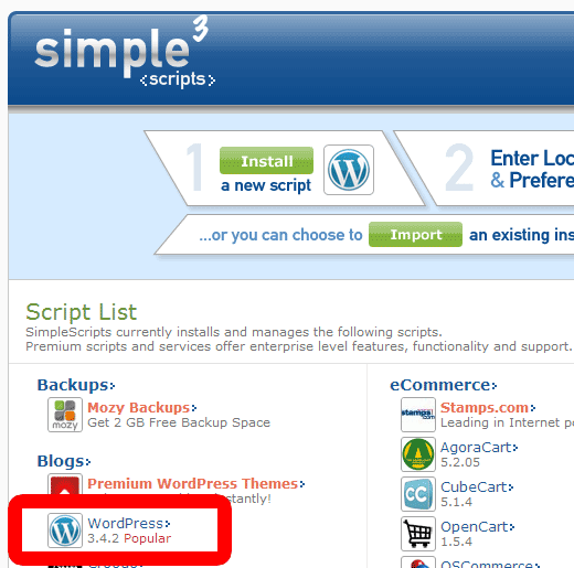 SimpleScripts WordPress Icon