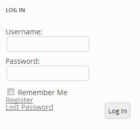 bbPress login form in sidebar