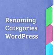 Renaming Categories
