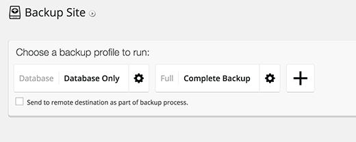 Creating new backups in BackupBuddy Creating new backups in BackupBuddy