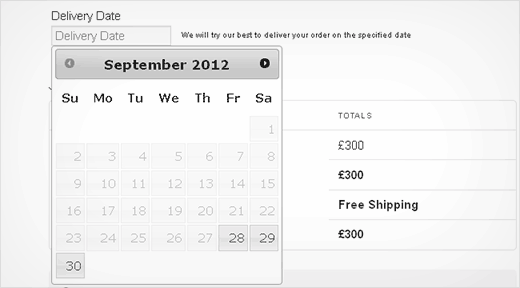 WooCommerce Delivery Date