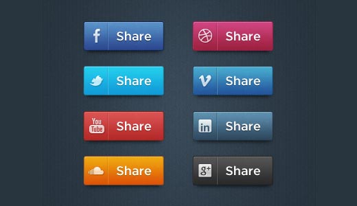 Free Social Media Icon Set by Hugo