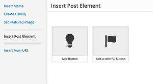 Selecting post element or shortcode to insert Selecting post element or shortcode to insert