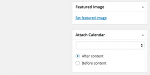 Attach Google calendar to a post or a page Attach Google calendar to a post or a page