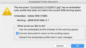 Mismatch Color Profile Mismatch Color Profile
