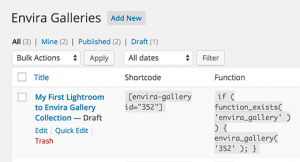 New gallery created from Lightroom New gallery created from Lightroom