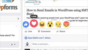 Facebook reactions Facebook reactions