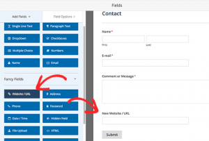 Adding new fields to your form Adding new fields to your form
