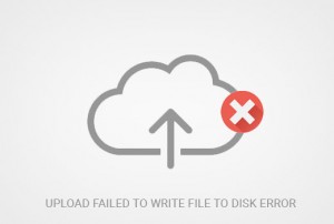 Upload failed to write file to disk error in WordPress Upload failed to write file to disk error in WordPress