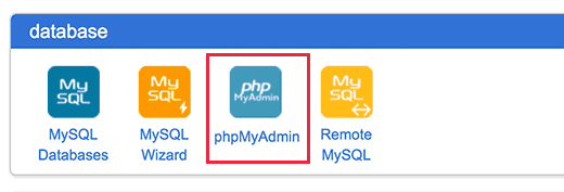 phpMyAdmin phpMyAdmin