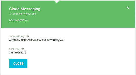 Server API and Sender ID Server API and Sender ID