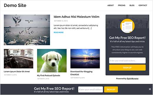 Using multiple signup forms Using multiple signup forms