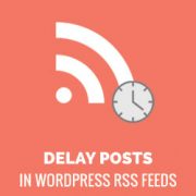 How to Delay Posts From Appearing in WordPress RSS Feed