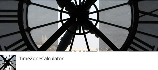 TimeZone Calculator