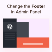 How to change the footer in WordPress admin