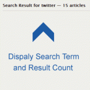 Search Term and Count