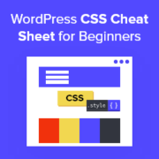 Default WordPress Generated CSS Cheat Sheet for Beginners