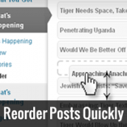 How to Arrange WordPress Posts and Custom Post Types Using Drag & Drop