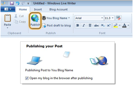How to publish WordPress posts in Windows Live Writer