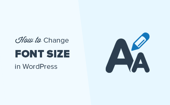 Change font size in WordPress