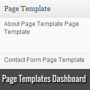 Showing page templates in WordPress Dashboard