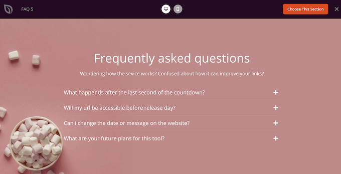 A SeedProd Frequently Asked Questions section