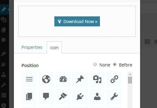 Add icons to your buttons