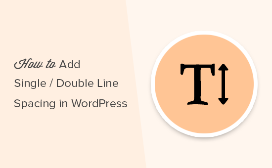 Adding single or double line spacing in WordPress