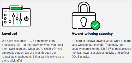 GoDaddy has secure hosting