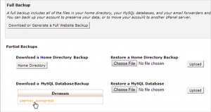 How To Make A Wordpress Database Backup Manually How To Make A Wordpress Database Backup Manually