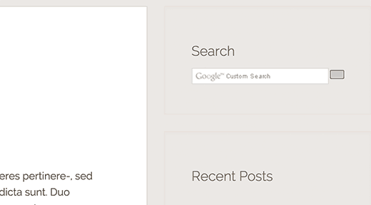 Форма пользовательского поиска Google в WordPress