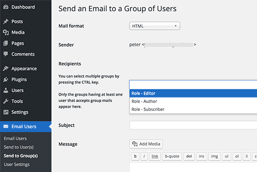 How to Send Email to All Registered Users in WordPress