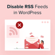 How to disable RSS feeds in WordPress