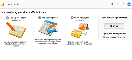 Assinatura do Google Analytics