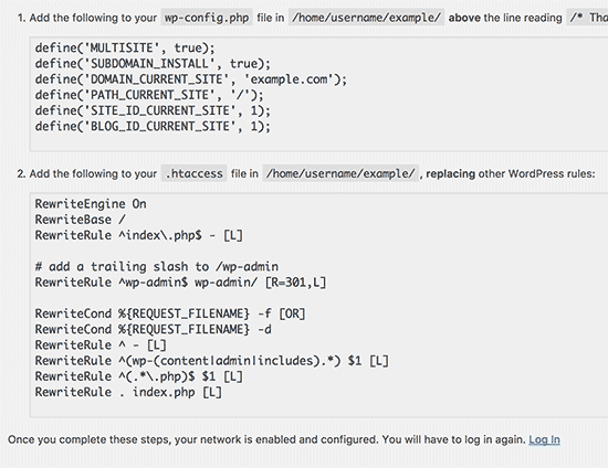 Add code to wp-config and .htaccess files