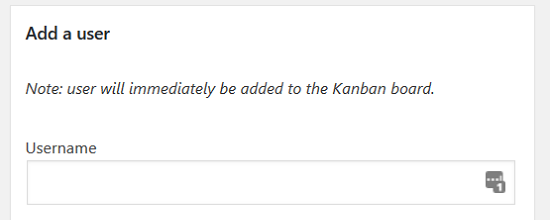 Kanban Boards for WordPress Plugin - Настройки, Пользователи, Добавить пользователя