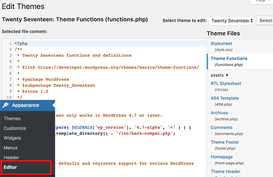  kami sering mempublikasikan tutorial yang meminta pengguna untuk menambahkan cuplikan kod Panduan Pemula: Cara Paste Cuplikan Kode dari Web ke WordPress