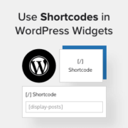 How to use shortcodes in your WordPress sidebar widgets