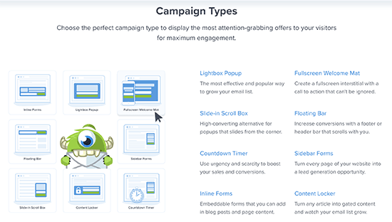 Campaign types