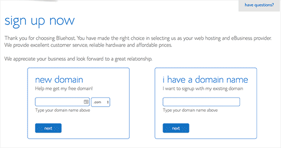 Choosing a domain name for your website