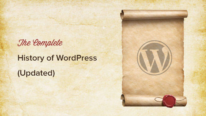 Complete history of WordPress