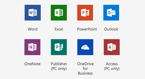 Ms Office Comparison Chart